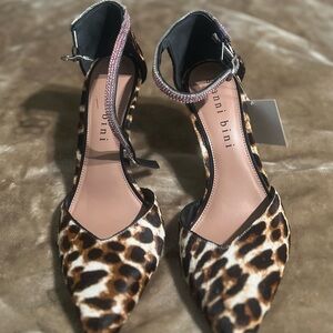 Gianni Bini Animal Print Heels